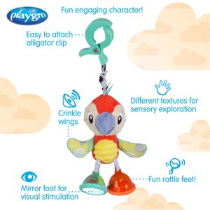 PLAYGRO DINGLY DANGLY MIO MACAW TOY